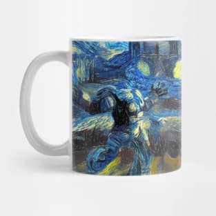 Dragon Age Origins Shale The Golem in Honnleath Starry Night Mug